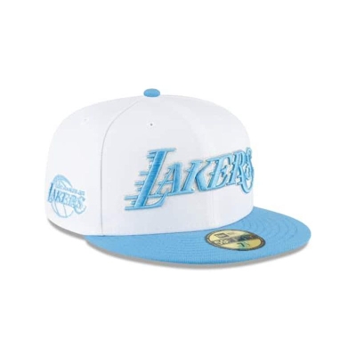 Los Angeles Lakers Gorra | New Era NBA City Edition 59fifty Fitted Cap Mexico - Blancos